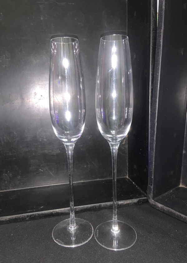 Unused Giant Champagne Flutes
