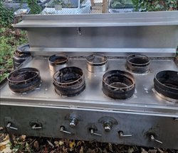 7 Burner Wok Cooker For Sale