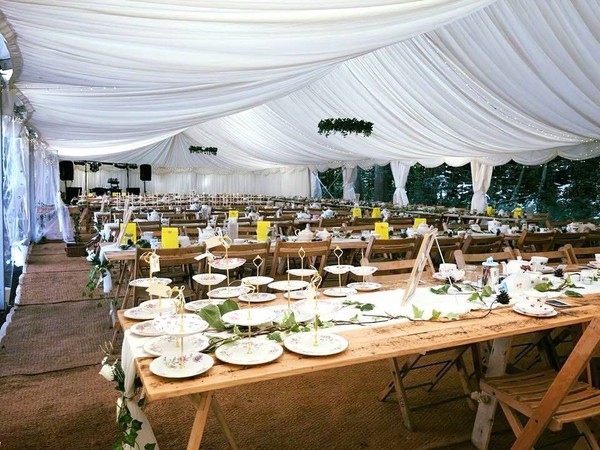 Rustic wedding marquee for sale