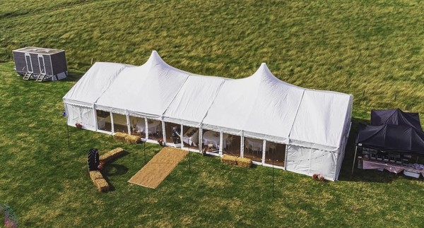 Used Roder 9m x 24m 'double peaked roof'