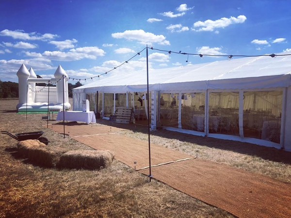 Wedding party marquee (Roder 9m)