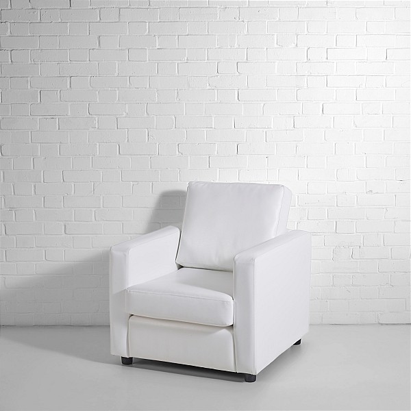 White Monaco Armchair For Sale White Monaco Armchair For Sale