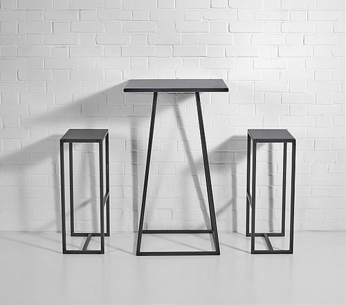 Ironwork Cuboid Stools For Sale