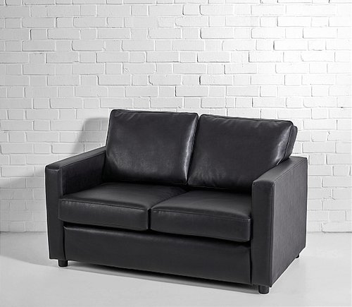 Black Monaco 2 Seater Sofa