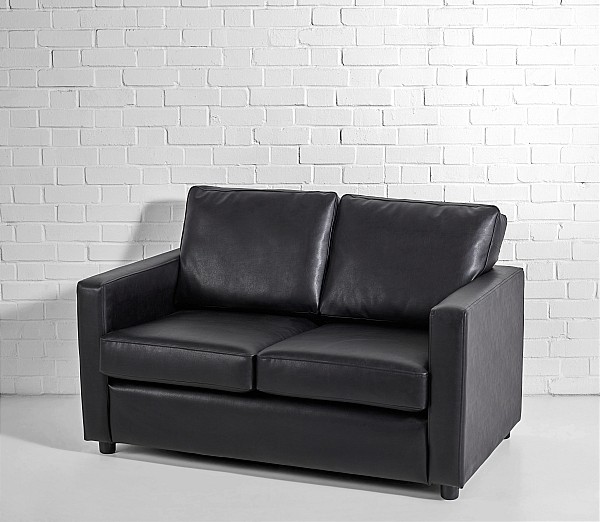 Black Monaco 2 Seater Sofa