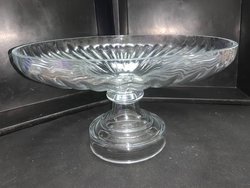 Glass display bowl