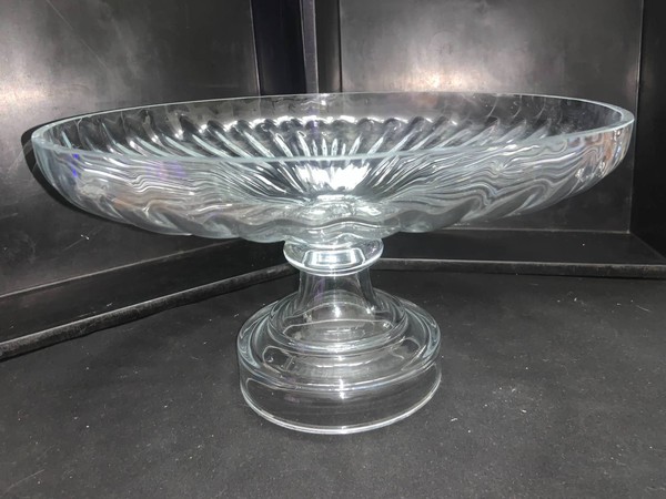 Glass display bowl