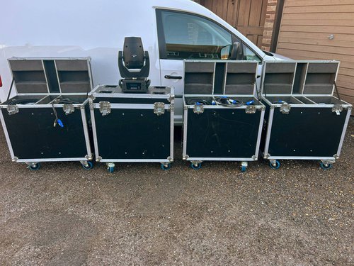 Moving head lights for bands