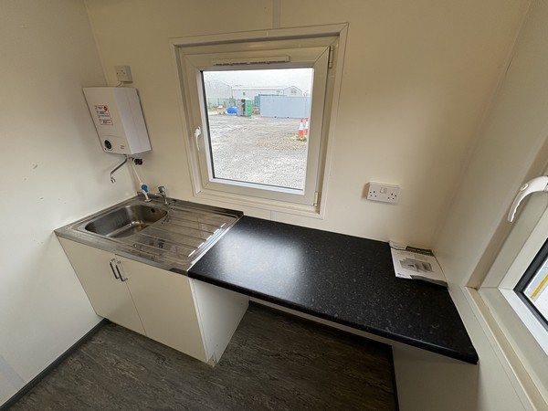 Site office with small kitchen