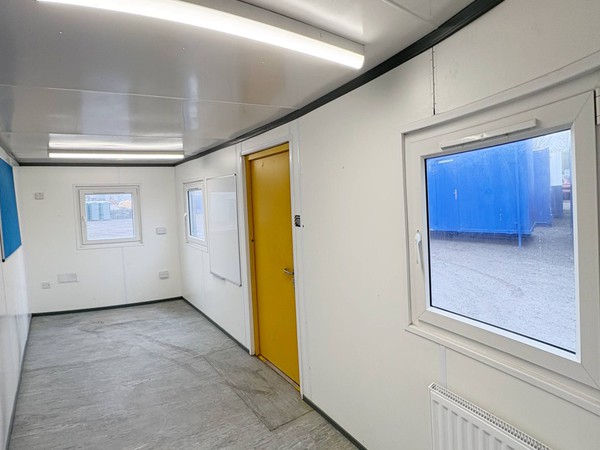 Double glazed site office Double glazed site office