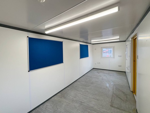 Open plan site office Open plan site office