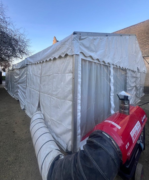 12m x 9m White Marquee