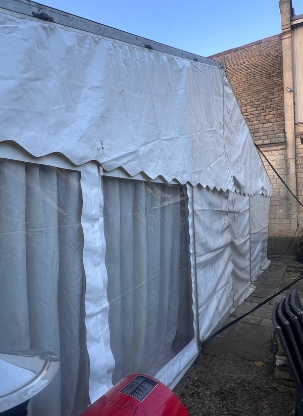 12m x 9m White Marquee For Sale