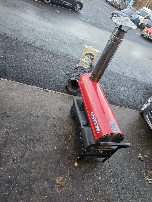 Indirect marquee heater EC32 (Arcotherm)