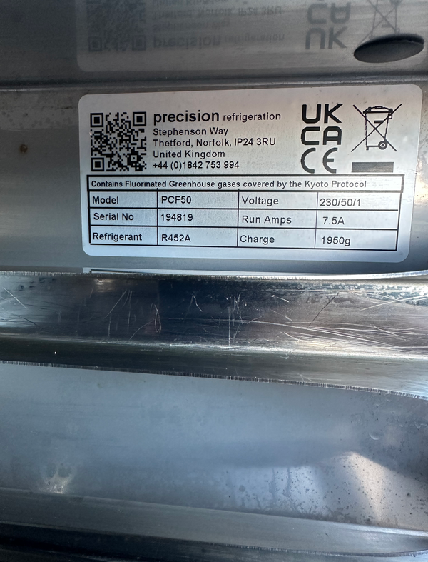 Used Precision Blast Chiller