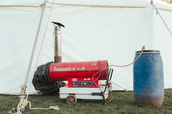 Indirect marquee heater