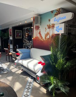 Vintage Style Cadillac Sofa For Sale