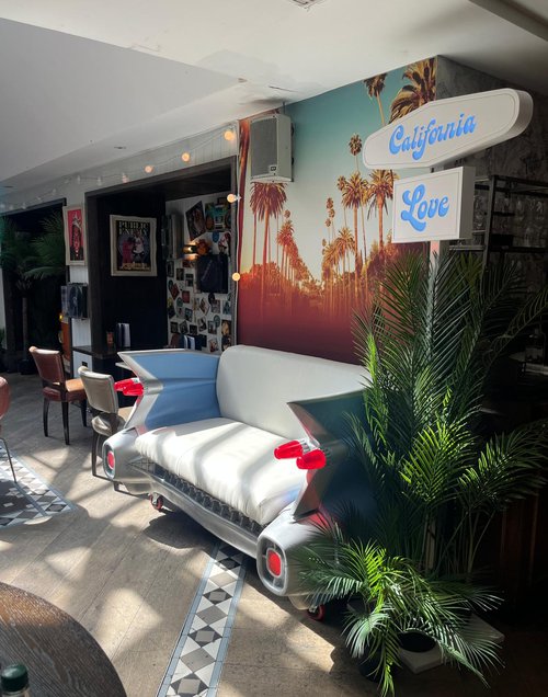 Vintage Style Cadillac Sofa For Sale