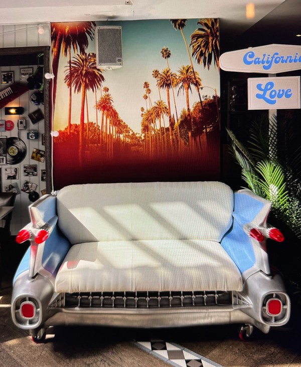 Secondhand Vintage Style Cadillac Sofa