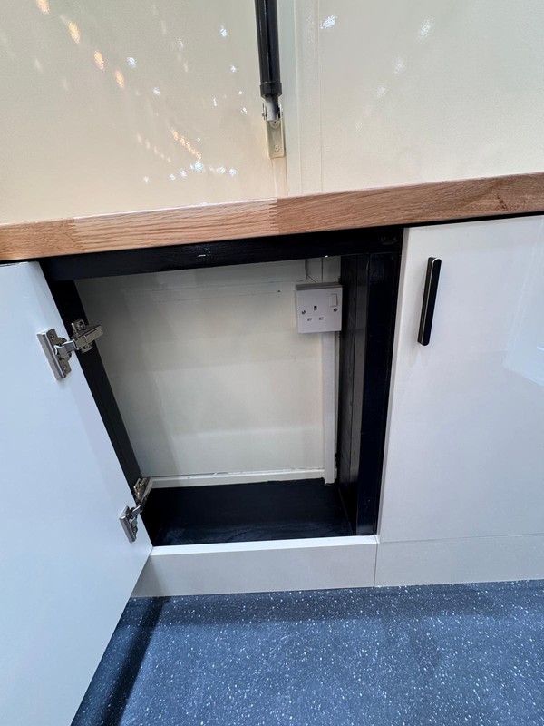 Catering trailer cupboard