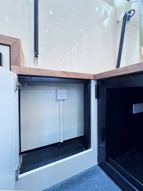 Catering trailer with Under counter storage