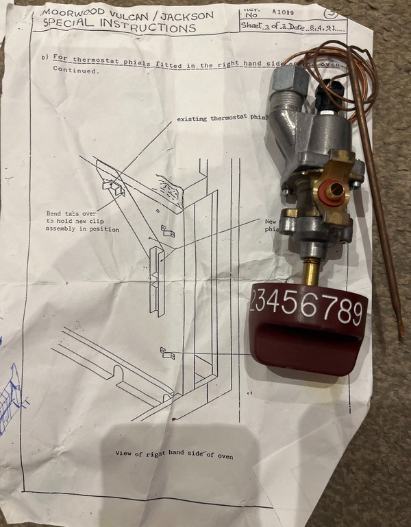 Moorwood Vulcan Thermostat