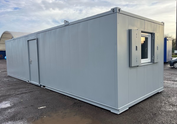 Secondhand 32ft x 10ft Canteen Site Cabin For Sale