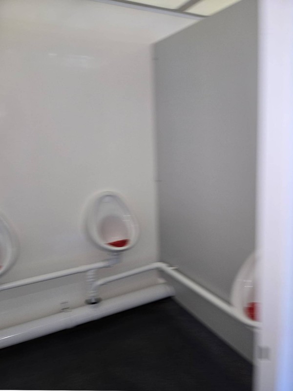 Toilet trailer with urinals Toilet trailer with urinals