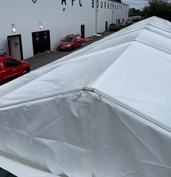 Used 6m x 42m Marquee Used 6m x 42m Marquee