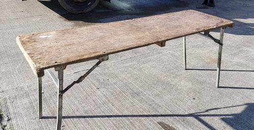 50x 6ft x 2ft Trestle Table For Sale