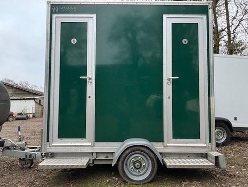 Secondhand Used 1+1 Compact Toilet Trailer For Sale