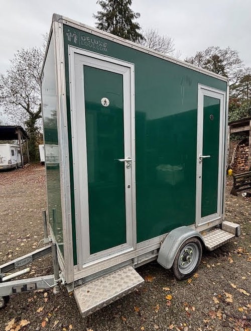 Secondhand Used 1+1 Compact Toilet Trailer For Sale