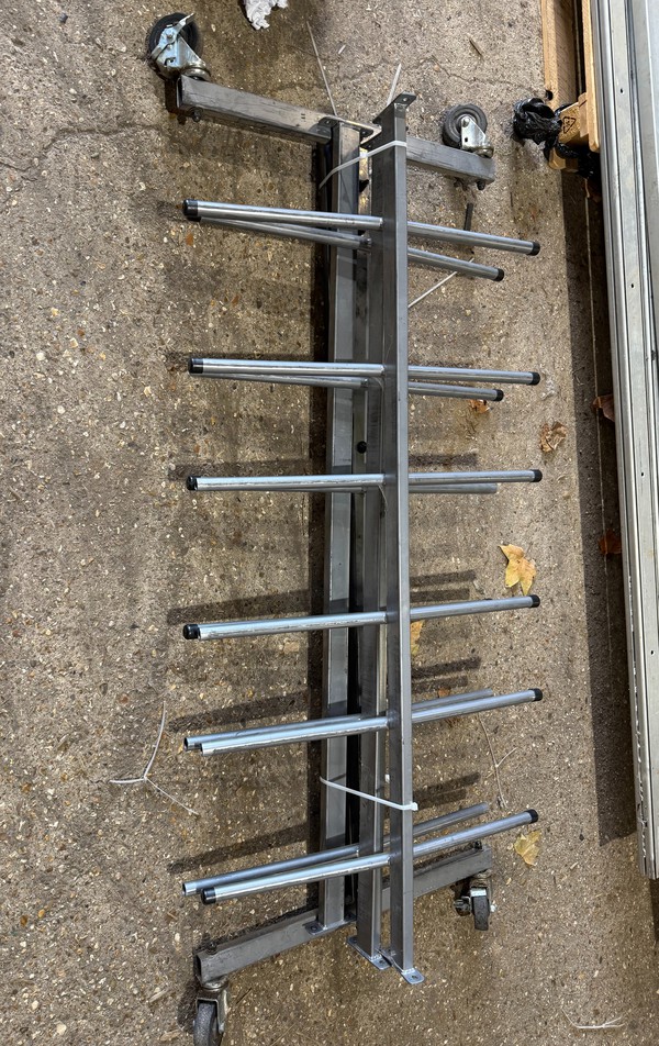 Secondhand Wheeled Chair Rack Secondhand Wheeled Chair Rack