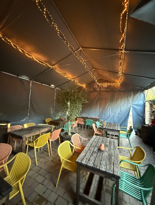 Used 6m x 8m Storage Tent Used 6m x 8m Storage Tent