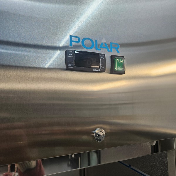 Polar Stainless Upright Fridge G592 digital Temp Polar Stainless Upright Fridge G592 digital Temp