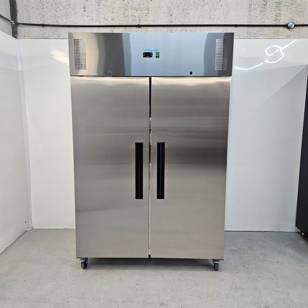 Polar Double Stainless Upright Fridge G594 Polar Double Stainless Upright Fridge G594