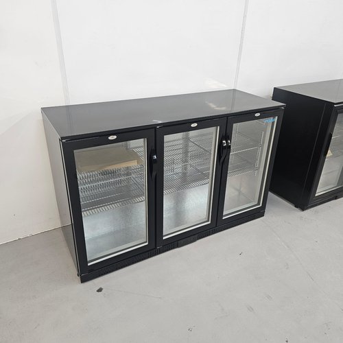 Three door bottle fridge
