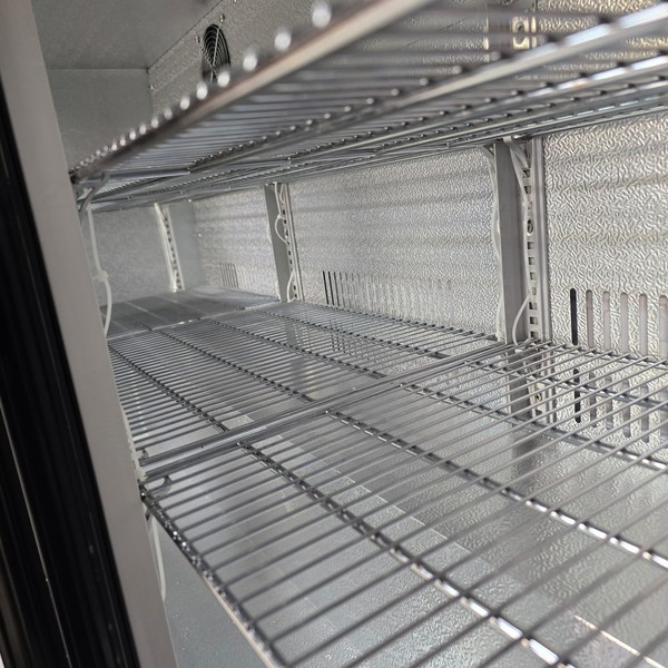 Triple door bottle fridge wire shelves Triple door bottle fridge wire shelves