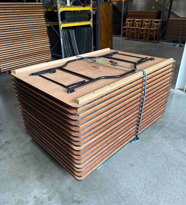 15x Plywood Trestle Tables For Sale 15x Plywood Trestle Tables For Sale