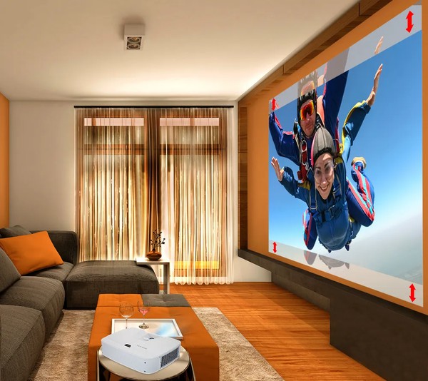 Vertical lens shift Vertical lens shift