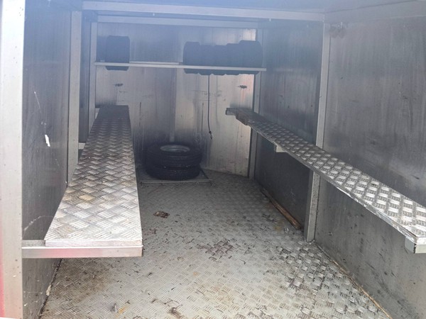 Kart trailer with two decks Kart trailer with two decks