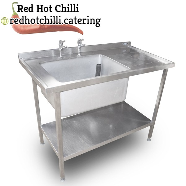 1.2m Stainless Steel Single Sink 1.2m Stainless Steel Single Sink