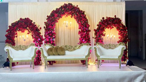 Ivory wedding sofa / chairs