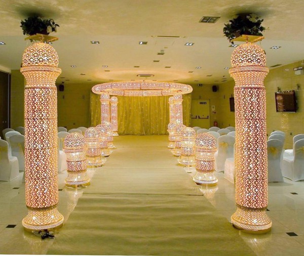 Gold Mandap for sale Gold Mandap for sale