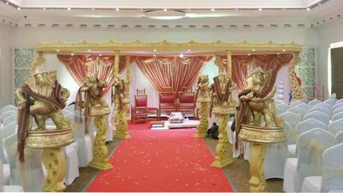 Gold mandap for sale