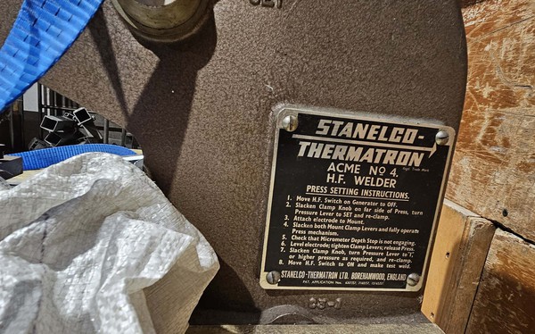 Stanelco Thermatraton HF Welder No 4