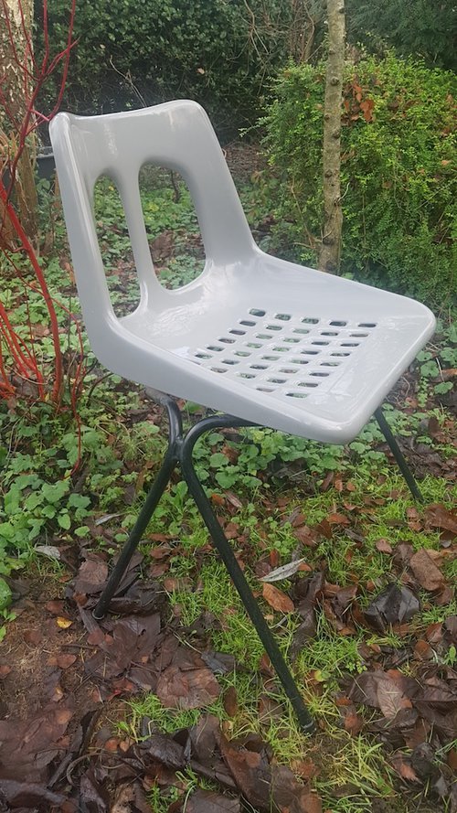 Vintage Stacking Chairs Space Age