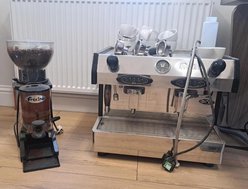 2 group coffee machine for sale