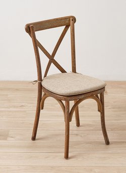 500x Limewash Oak Cross Back Chairs For Sale