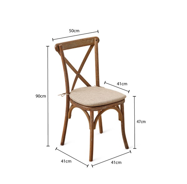 New Limewash Cross Back Chairs New Limewash Cross Back Chairs